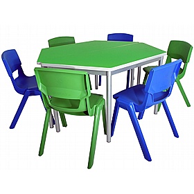 Gopak Enviro Trapezoidal School Tables - School Furniture
