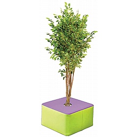 KubbyClass Library Acorn Island Square Tree Seat - School Furniture