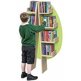 KubbyClass Library Oval Tree Bookcases