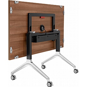 Boss Design Deploy Rectangular Conference and Training Flip Top Tables - Meeting Room