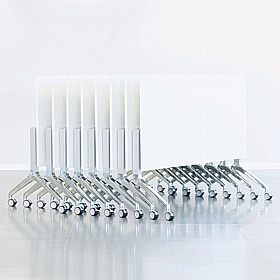 Boss Design Deploy Rectangular Conference and Training Flip Top Tables - Meeting Room