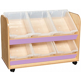 KubbyClass Library 2 Tier Easy Access Tray Tilt