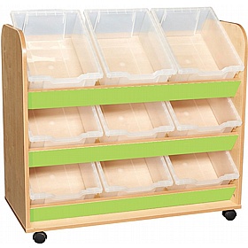 KubbyClass Library 3 Tier Easy Access Tray Tilt