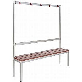 Gopak Enviro Changing and Cloakroom Bench Seats with Hooks - School Furniture