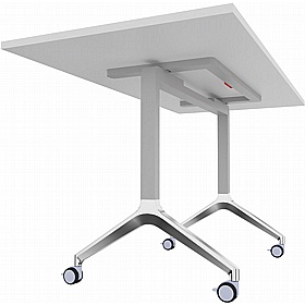 Boss Design Deploy Rectangular Poseur Meeting and Breakout Flip Top Tables - Breakout & Canteen