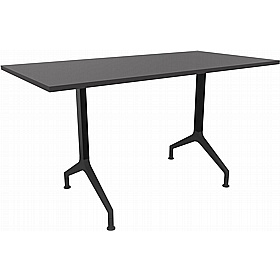 Boss Design Deploy Rectangular Poseur Meeting and Breakout Flip Top Tables - Breakout & Canteen