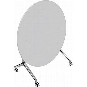 Boss Design Deploy Circular Meeting and Breakout Flip Top Tables - Meeting Room