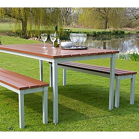 Gopak EnviroEco Rectangular Outdoor Picnic and Dining Tables - Breakout & Canteen