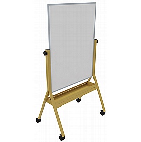 Elite Mobile Swivel Portrait Magnetic Whiteboards - Display Equipment