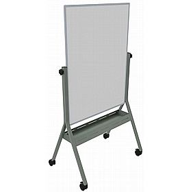 Elite Mobile Swivel Portrait Magnetic Whiteboards - Display Equipment