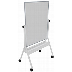 Elite Mobile Swivel Portrait Magnetic Whiteboards - Display Equipment