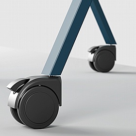 Elite Mobile Swivel Portrait Magnetic Whiteboards - Display Equipment