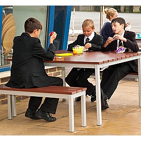 Gopak EnviroEco Square Outdoor Picnic and Dining Tables - Breakout & Canteen
