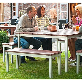 Gopak EnviroEco Square Outdoor Picnic and Dining Tables - Breakout & Canteen