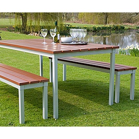 Gopak EnviroEco Rectangular Outdoor Picnic and Dining Bundle