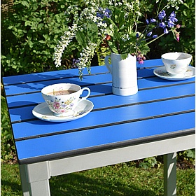 Gopak EnviroSlat Compact Square Outdoor Picnic and Dining Tables - Breakout & Canteen