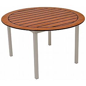 Gopak EnviroSlat Compact Round Outdoor Picnic and Dining Tables