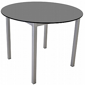 Gopak EnviroSolid Compact Round Outdoor Picnic and Dining Tables - Breakout & Canteen