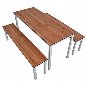 Gopak EnviroSolid Compact Outdoor Picnic and Dining Benches - Breakout & Canteen