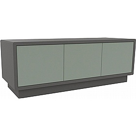Boss Design Low Fenix Credenza with Plinth Base - Office Storage
