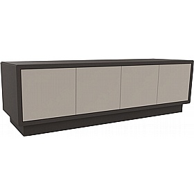 Boss Design Low Fenix Credenza with Plinth Base - Office Storage