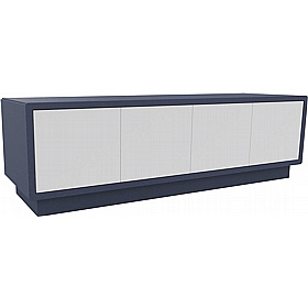 Boss Design Low Fenix Credenza with Plinth Base - Office Storage