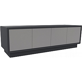 Boss Design Low Fenix Credenza with Plinth Base - Office Storage