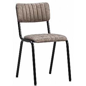 Bourbon Faux Suede Breakout and Canteen Chairs - Breakout & Canteen