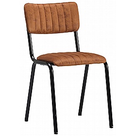Bourbon Faux Suede Breakout and Canteen Chairs