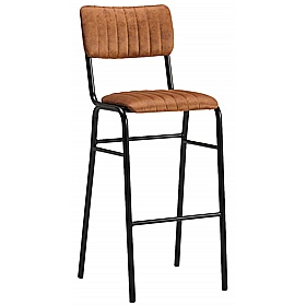 Bourbon Faux Suede Breakout and Canteen Bar Stools
