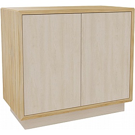 Boss Design Duo Tall Credenza with Plinth Base - Office Storage