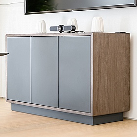 Boss Design Duo Tall Credenza with Plinth Base - Office Storage