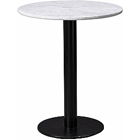 Forza Round Solid Marble Breakout and Cafe Tables - Breakout & Canteen
