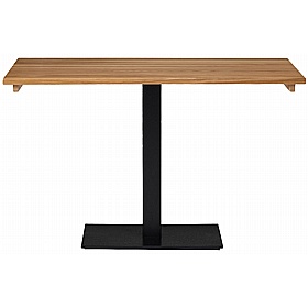 Forza Rectangular Solid Wood Single Upright Breakout and Cafe Tables - Breakout & Canteen