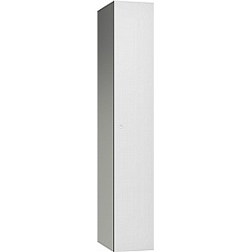 Pure Leisure Wet Area SGL Laminate Door Aluminium Lockers with Cam Lock - Office Storage