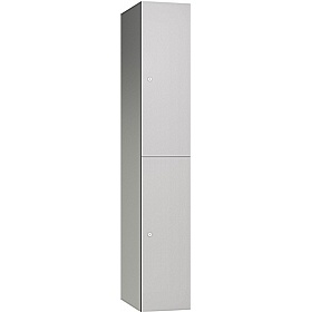 Pure Leisure Wet Area SGL Laminate Door Aluminium Lockers with Cam Lock - Office Storage