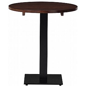 Forza Round Solid Wood Breakout and Cafe Tables