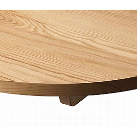 Forza Round Solid Wood Poseur Breakout and Cafe Tables - Breakout & Canteen