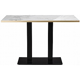 Forza High Gloss Rectangular Twin Upright Breakout and Cafe Tables