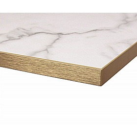 Forza High Gloss Rectangular Twin Upright Breakout and Cafe Tables - Breakout & Canteen