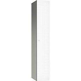 Pure Leisure Wet Area SGL Laminate Door Aluminium Lockers with Hasp and Staple Lock - Office Storage