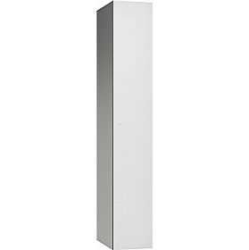 Pure Leisure Wet Area SGL Laminate Door Aluminium Lockers with Hasp and Staple Lock - Office Storage