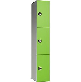 Pure Leisure Wet Area SGL Laminate Door Aluminium Lockers with Manual Combination Lock - Office Storage