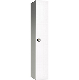 Pure Leisure Wet Area SGL Laminate Door Aluminium Lockers with Manual Combination Lock - Office Storage