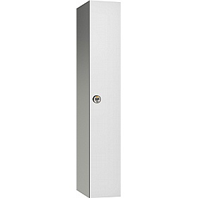 Pure Leisure Wet Area SGL Laminate Door Aluminium Lockers with Manual Combination Lock - Office Storage