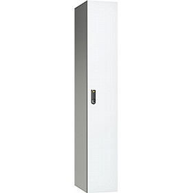Pure Leisure Wet Area SGL Laminate Door Aluminium Lockers with Digital Combination Lock - Office Storage