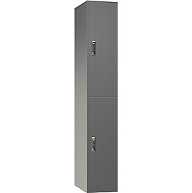 Pure Leisure Wet Area SGL Laminate Door Aluminium Lockers with Digital Combination Lock - Office Storage