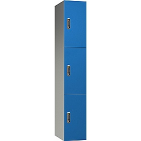 Pure Leisure Wet Area SGL Laminate Door Aluminium Lockers with Digital Combination Lock - Office Storage