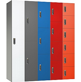 Pure Leisure Wet Area SGL Laminate Door Aluminium Lockers with Digital Combination Lock