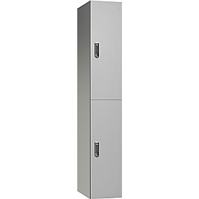 Pure Leisure Wet Area SGL Laminate Door Aluminium Lockers with Digital Combination Lock - Office Storage